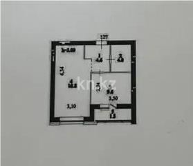 Продажа 1-комнатной квартиры, 38.5 м² в Астане