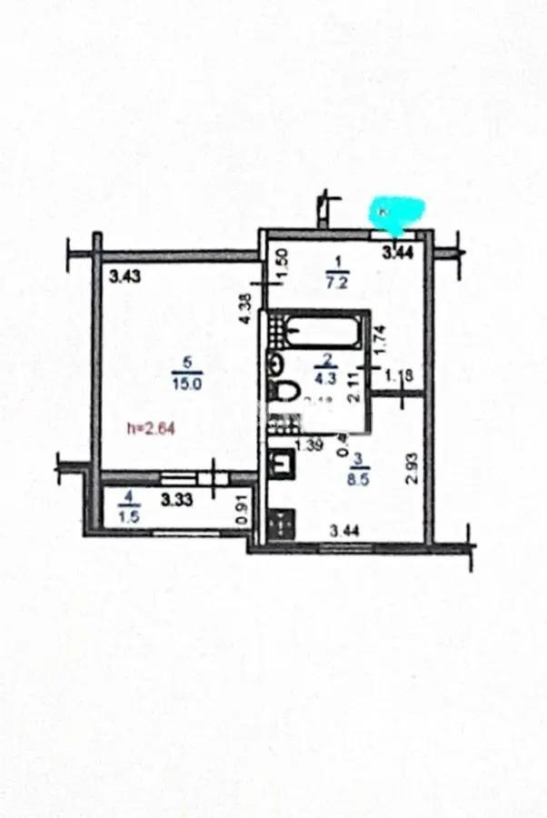 Продажа 1-комнатной квартиры, 36.5 м² в Алматы - фото 4