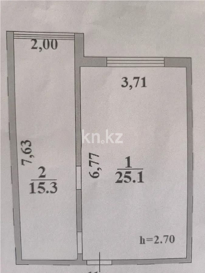 Продажа 2-комнатной квартиры, 40.4 м² в Алматы - фото 4