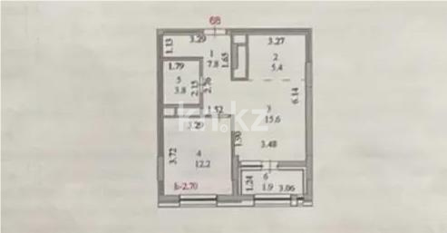 Продажа 2-комнатной квартиры, 46.7 м² в Астане - фото 5