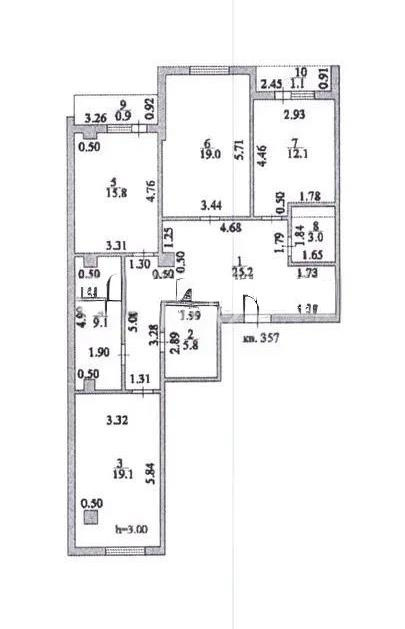 Продажа 3-комнатной квартиры, 111.1 м² в Астане