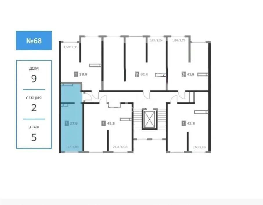 Продажа 1-комнатной квартиры, 27.9 м² в Алматы