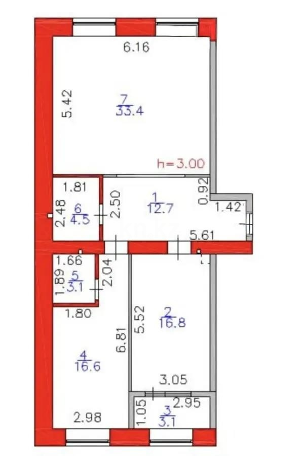 Продажа 2-комнатной квартиры, 90.2 м² в Астане - фото 6