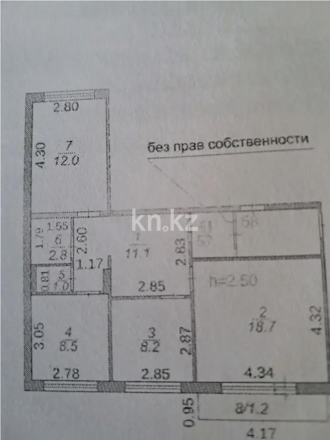 Продажа 3-комнатной квартиры, 63 м² в Караганде - фото 7