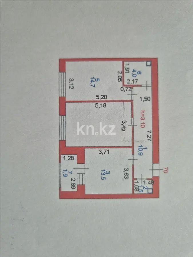 Продажа 2-комнатной квартиры, 64 м², ул. Ахмедьярова, дом  3 в Астане