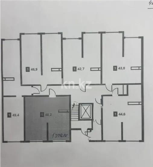 Продажа 2-комнатной квартиры, 48.2 м² в Алматы