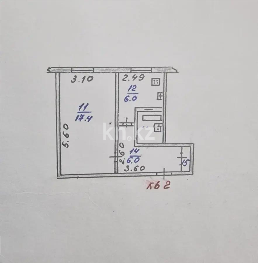 Продажа 1-комнатной квартиры, 32.9 м², мкр. Тастак-2, дом  27 в Алматы - фото 5