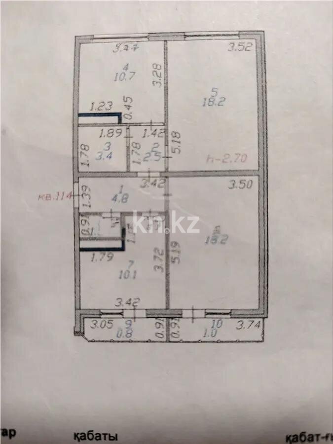 Продажа 3-комнатной квартиры, 71.2 м² в Астане - фото 8