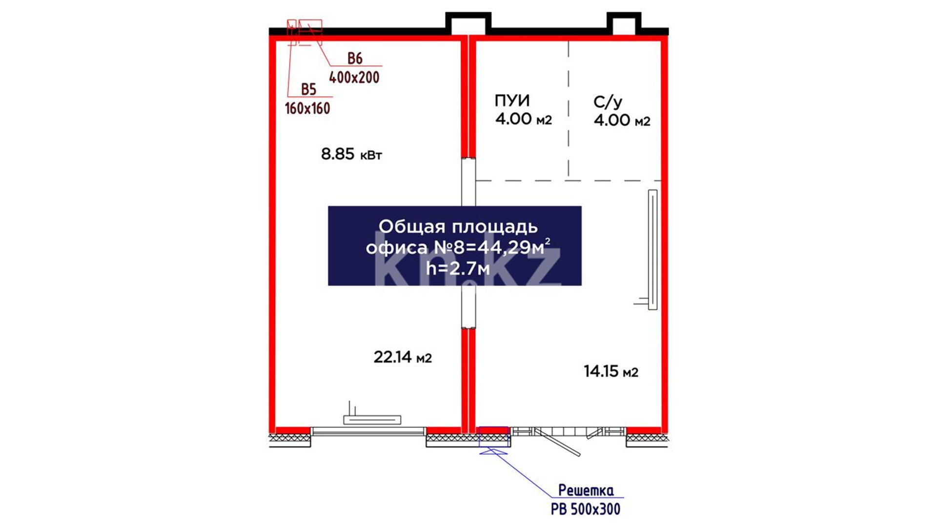 ЖК ParkLand, цена 30 117 200 ₸, 680 000 ₸&nbsp;/&nbsp;м²