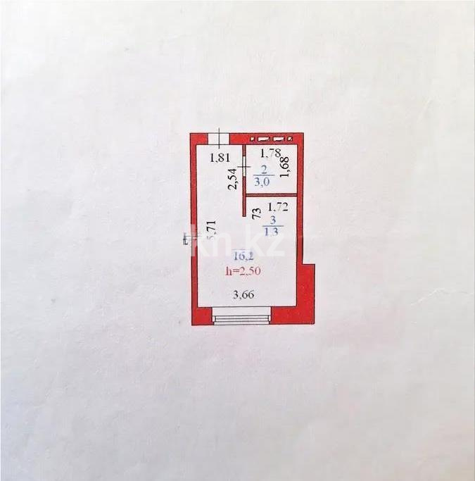 Продажа 1-комнатной квартиры, 20.5 м², ул. Манаса, дом  20/1 в Астане - фото 3