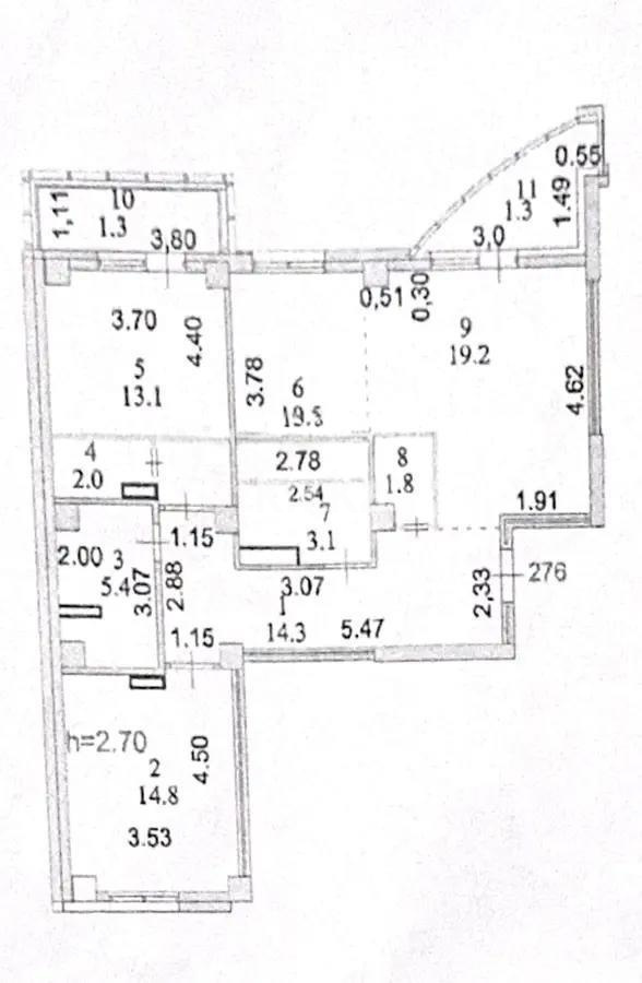 Продажа 3-комнатной квартиры, 86.8 м² в Астане - фото 6