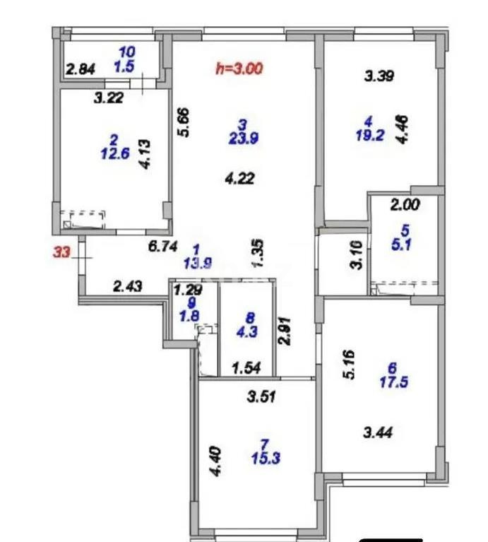 Продажа 4-комнатной квартиры, 115 м², пр. Туран, дом  39/2 стр в Астане - фото 5