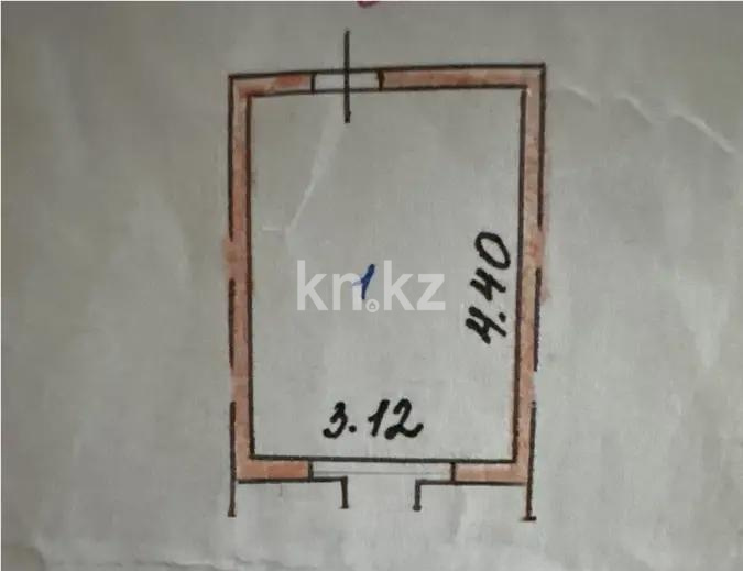 Продажа 1-комнатной квартиры, 13.7 м² в Астане