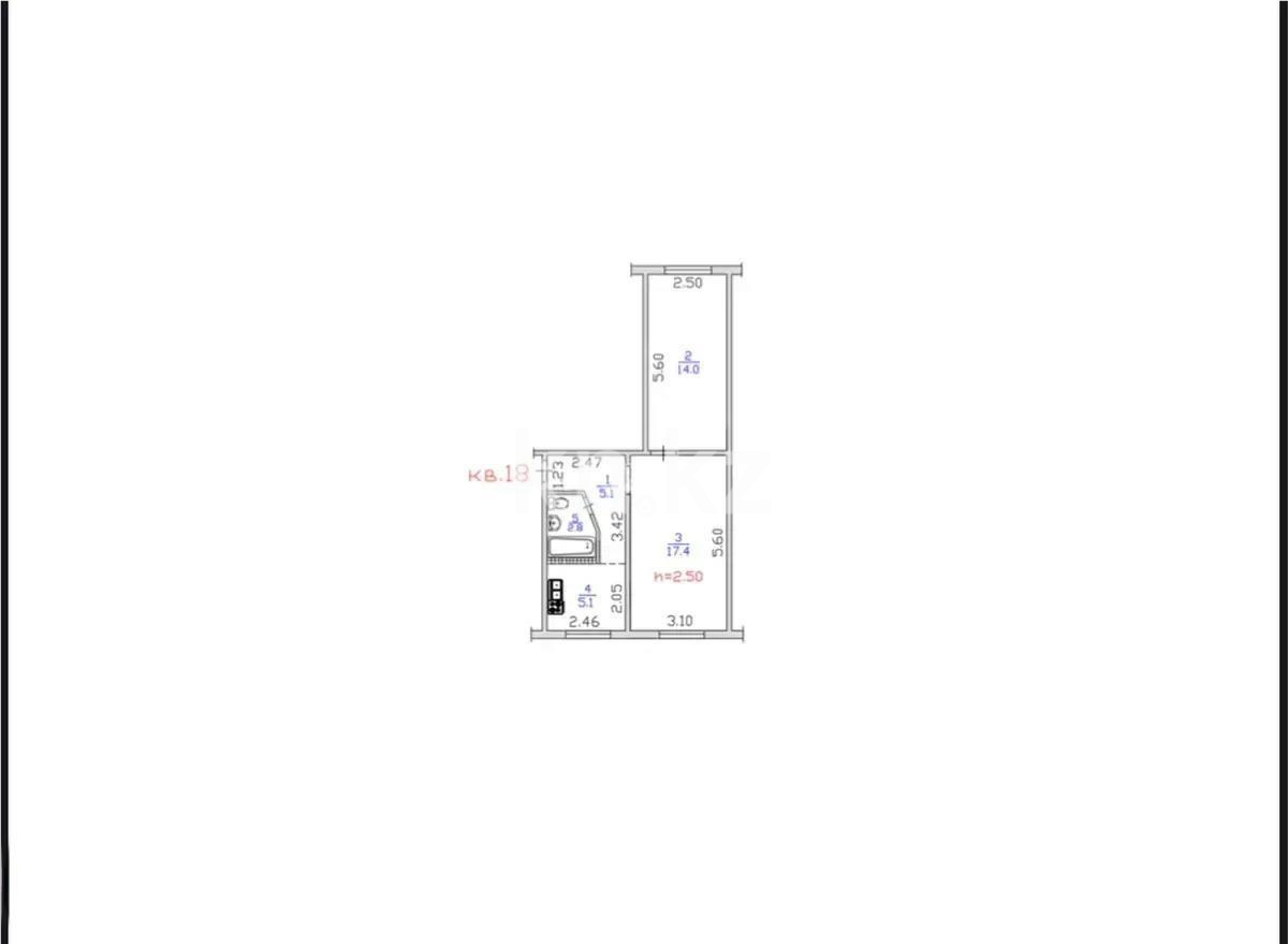 Продажа 2-комнатной квартиры, 45 м², мкр-н Коктем-3, дом  18 в Алматы - фото 3