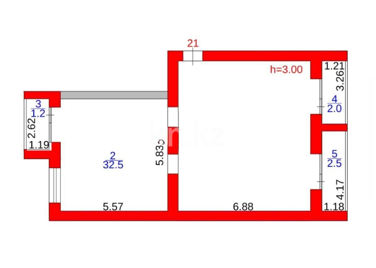 Продажа 3-комнатной квартиры, 91 м², 137 учетный квартал, дом  787 в Караганде