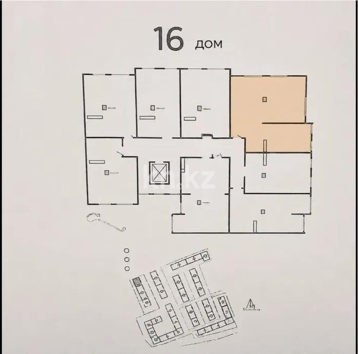 Продажа 3-комнатной квартиры, 71 м² в Алматы