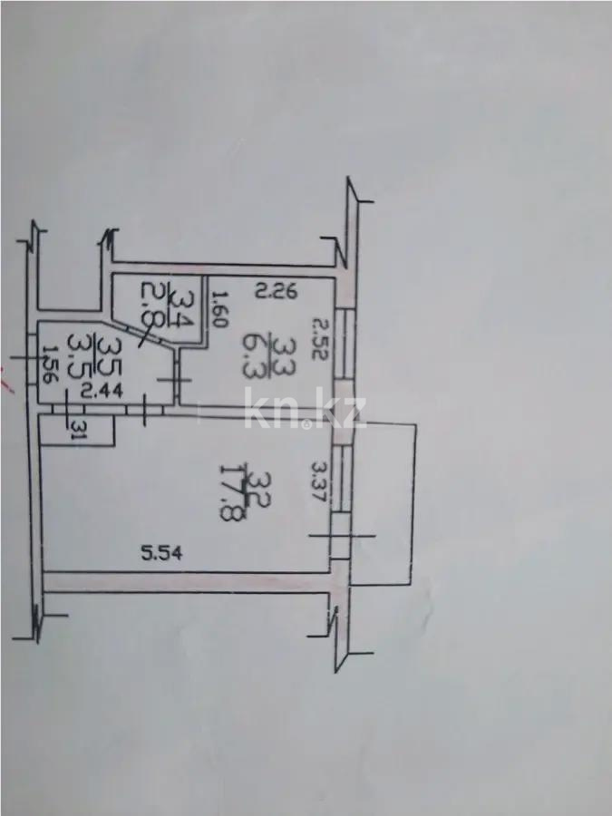 Продажа 1-комнатной квартиры, 31.1 м² в Алматы - фото 3