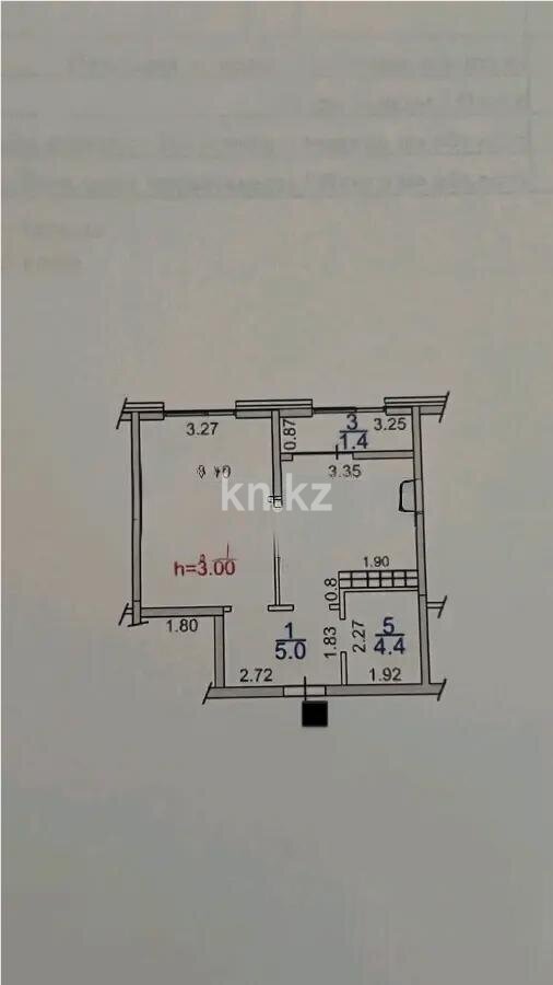 Продажа 1-комнатной квартиры, 37 м² в Алматы