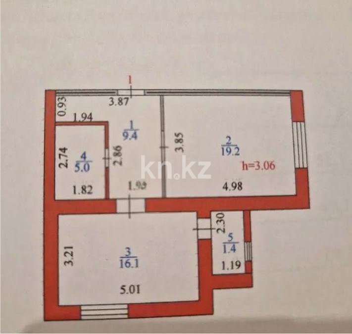 Продажа 1-комнатной квартиры, 51 м² в Астане - фото 5