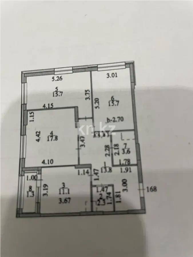 Продажа 3-комнатной квартиры, 81.3 м² в Астане - фото 7