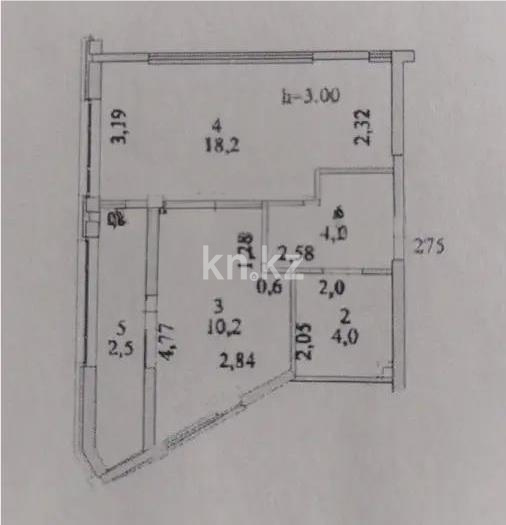 Продажа 1-комнатной квартиры, 40 м² в Астане