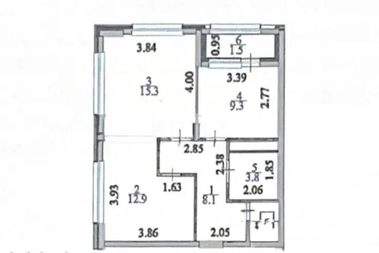Продажа 2-комнатной квартиры, 51 м² в Астане - фото 5