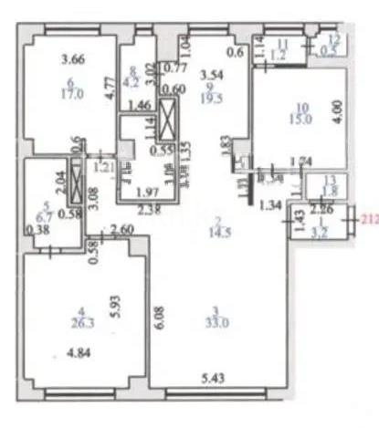 Продажа 4-комнатной квартиры, 148 м² в Астане