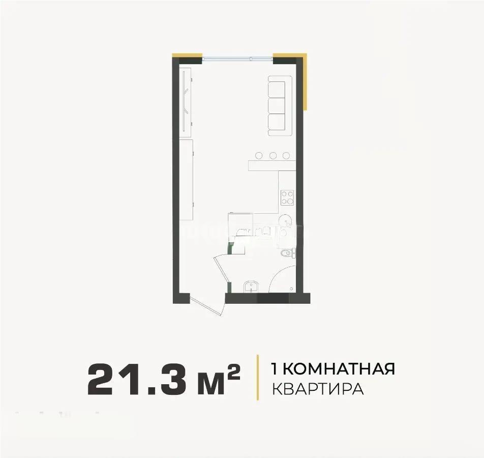Продажа 1-комнатной квартиры, 21.3 м² в Алматы