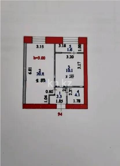 Продажа 1-комнатной квартиры, 40 м², ул. Нажимеденова, дом  30/1 в Астане - фото 2