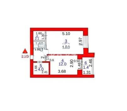 Продажа 1-комнатной квартиры, 39 м² в Караганде - фото 11