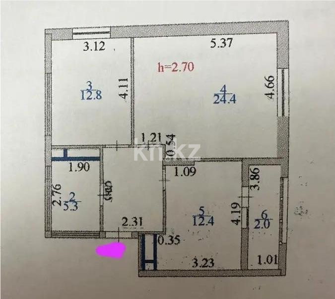 Продажа 2-комнатной квартиры, 65 м² в Астане - фото 4