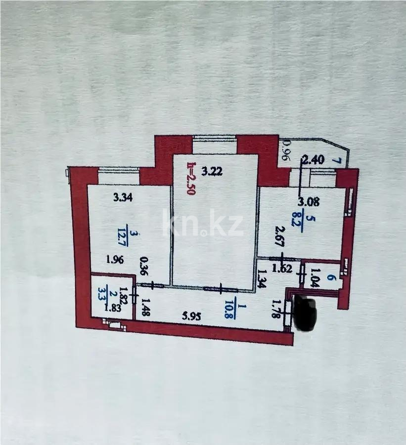 Продажа 2-комнатной квартиры, 53.8 м² в Астане - фото 7