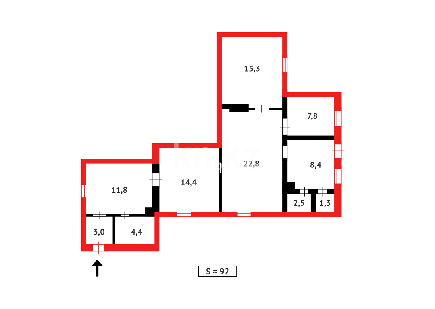 Продажа 4-комнатного дома, 91.7 м² в Абае - фото 7