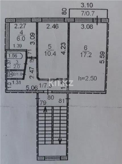 Продажа 2-комнатной квартиры, 43 м² в Караганде - фото 7