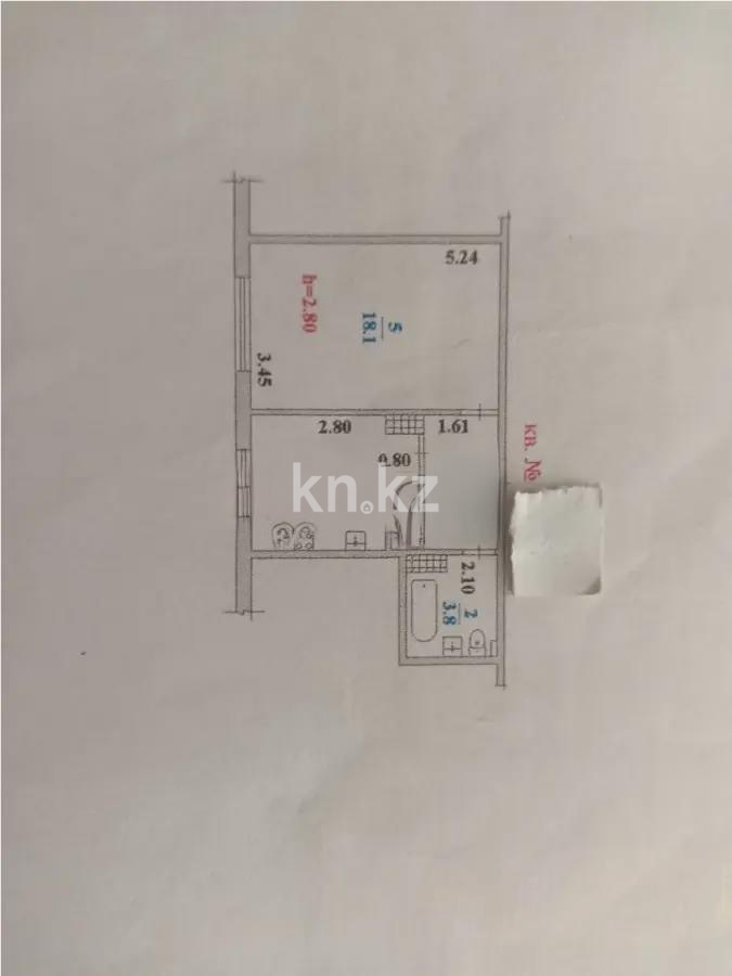 Продажа 1-комнатной квартиры, 36.1 м² в Алматы - фото 4