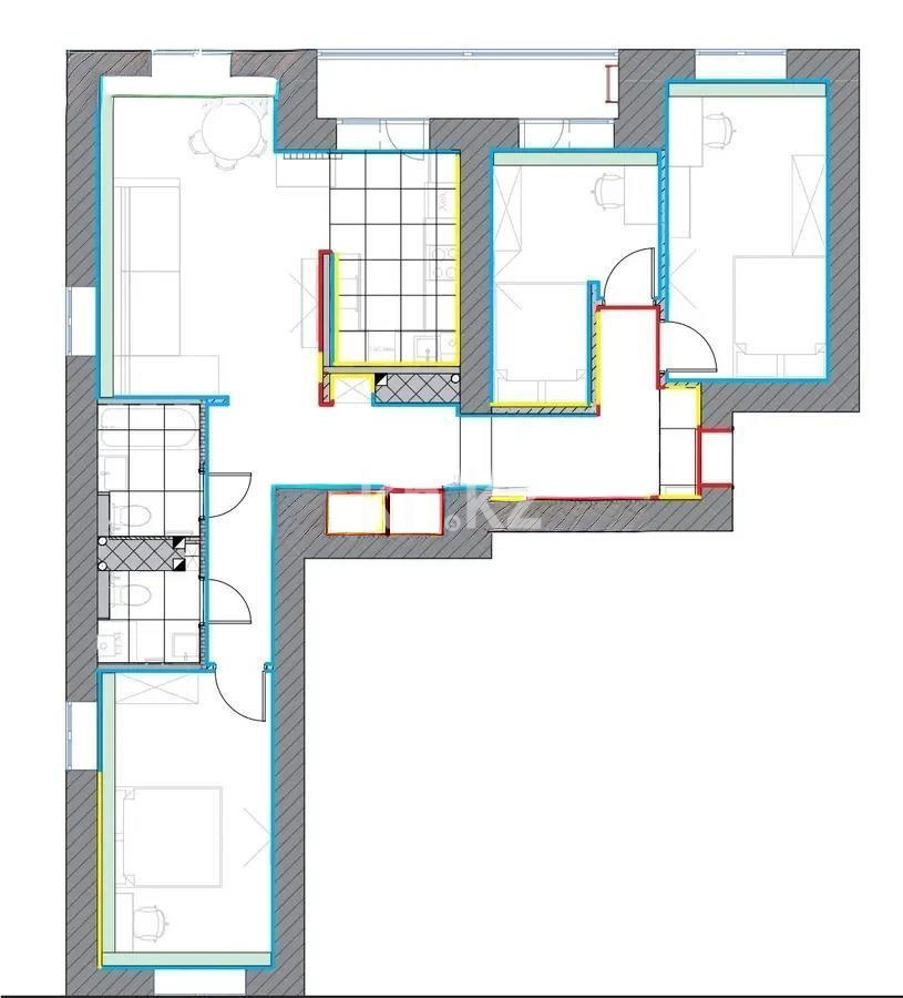 Продажа 4-комнатной квартиры, 98 м² в Караганде