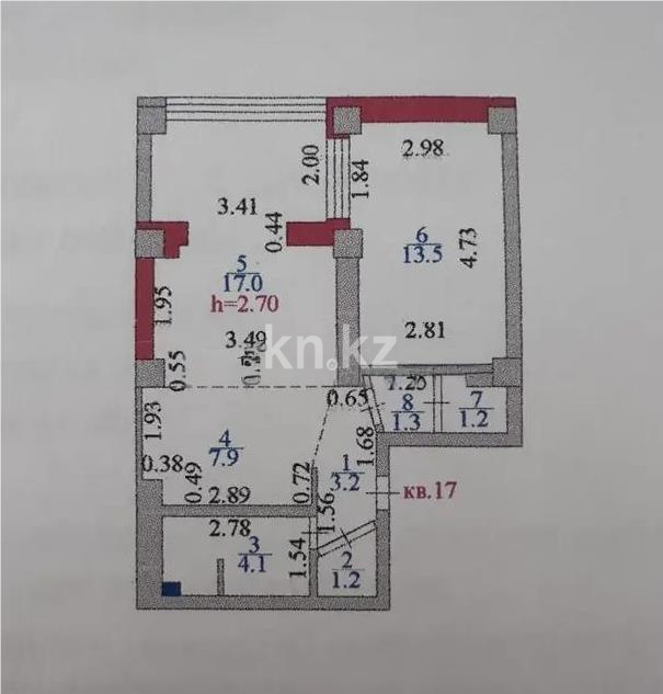 Продажа 2-комнатной квартиры, 50 м² в Астане - фото 4