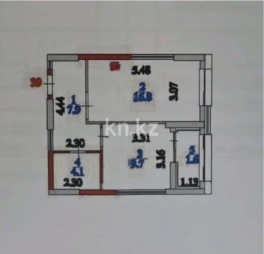 Продажа 1-комнатной квартиры, 40 м² в Астане