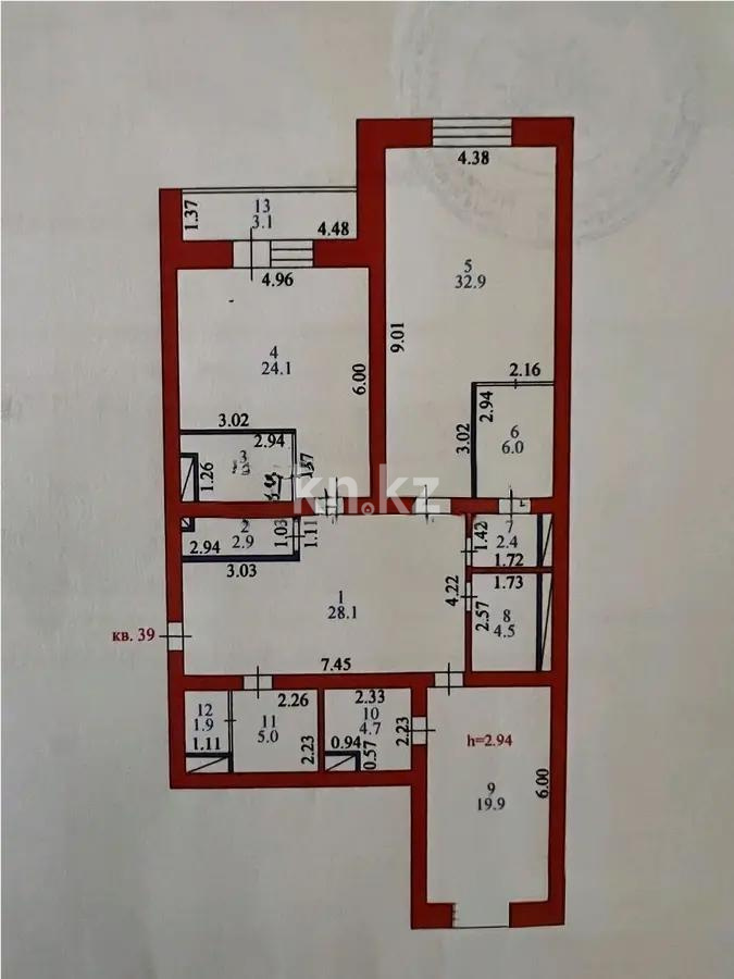 Продажа 3-комнатной квартиры, 140.1 м² в Астане - фото 6