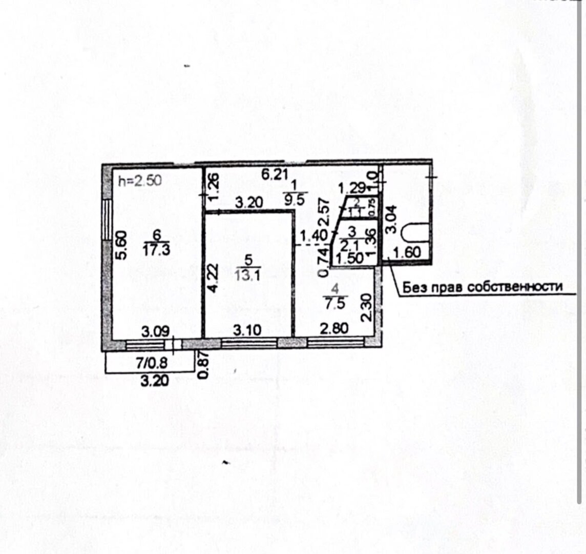 Продажа 2-комнатной квартиры, 51.4 м² в Караганде - фото 19