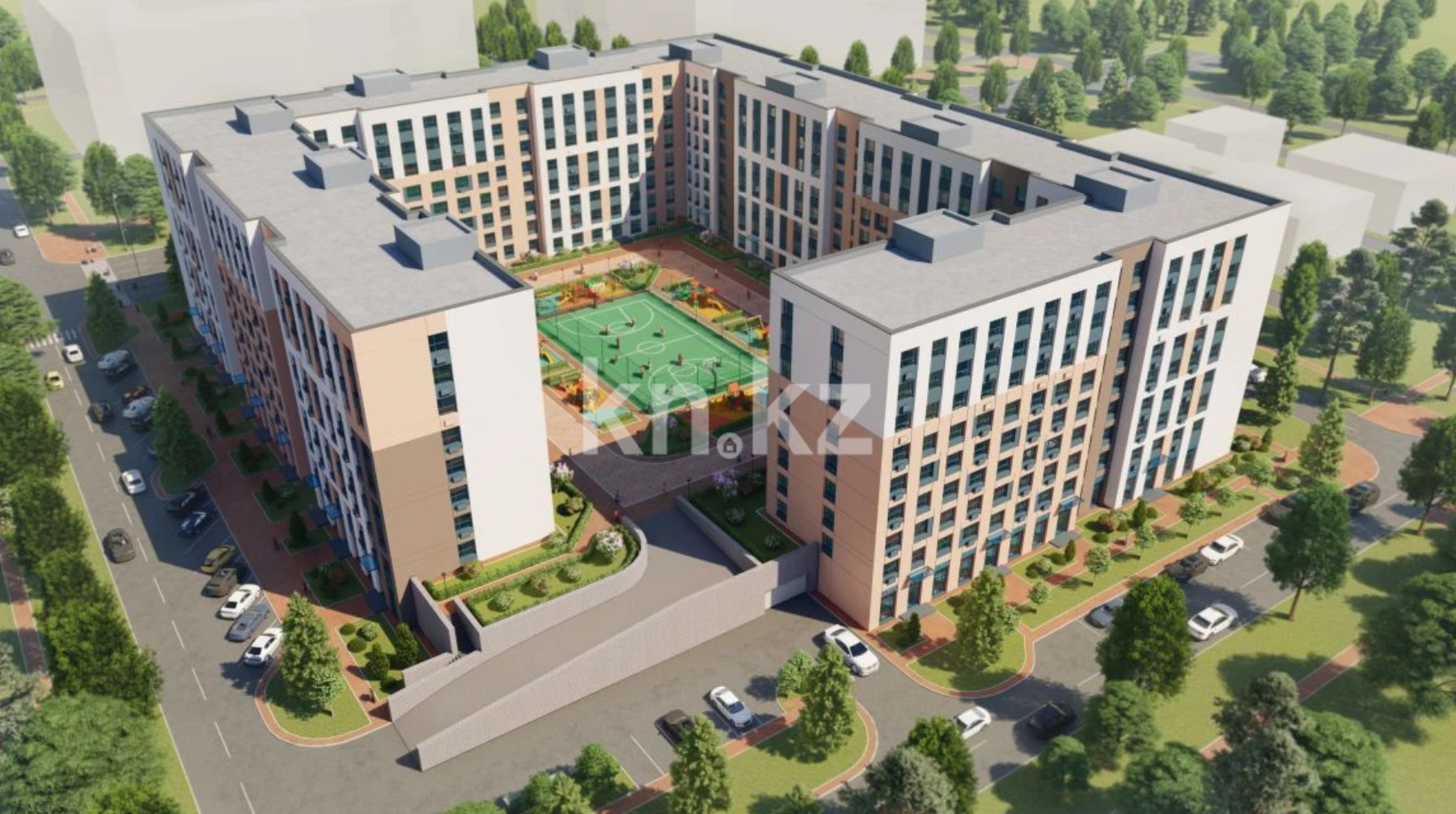 Продажа 2-комнатной квартиры, 62 м², ул. Нажимеденова, дом  52 в Астане - фото 2