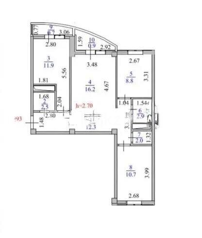 Продажа 3-комнатной квартиры, 70 м² в Астане - фото 7