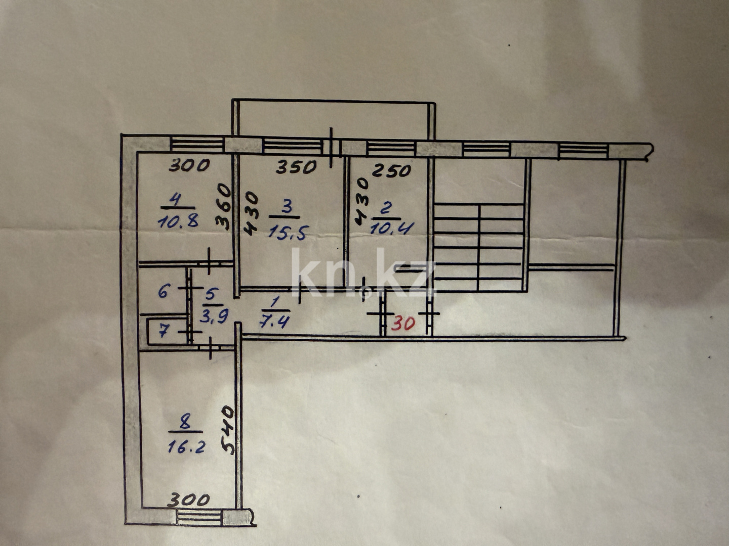 Продажа 3-комнатной квартиры, 67.8 м² в Костанае - фото 13