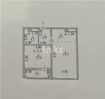 Продажа 2-комнатной квартиры, 46.68 м² в Астане - фото 5