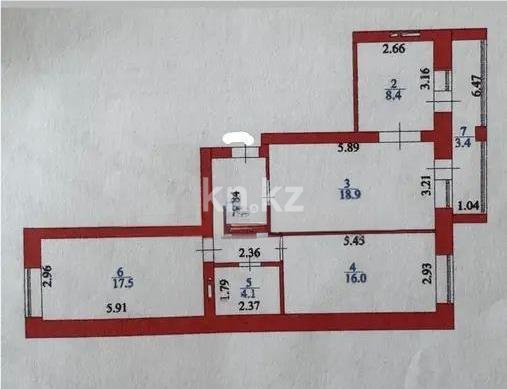 Продажа 3-комнатной квартиры, 76 м² в Астане - фото 7