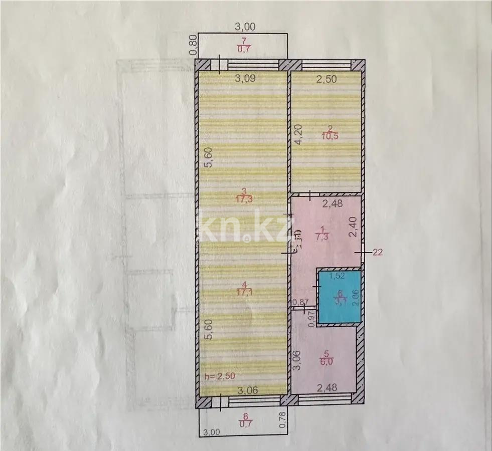 Продажа 3-комнатной квартиры, 62 м² в Караганде - фото 6