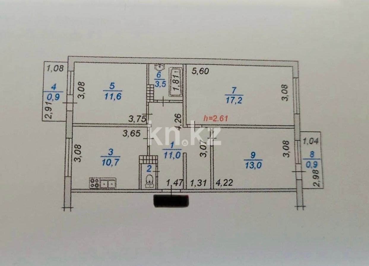 Продажа 3-комнатной квартиры, 70 м², мкр. Мамыр-2 в Алматы - фото 21