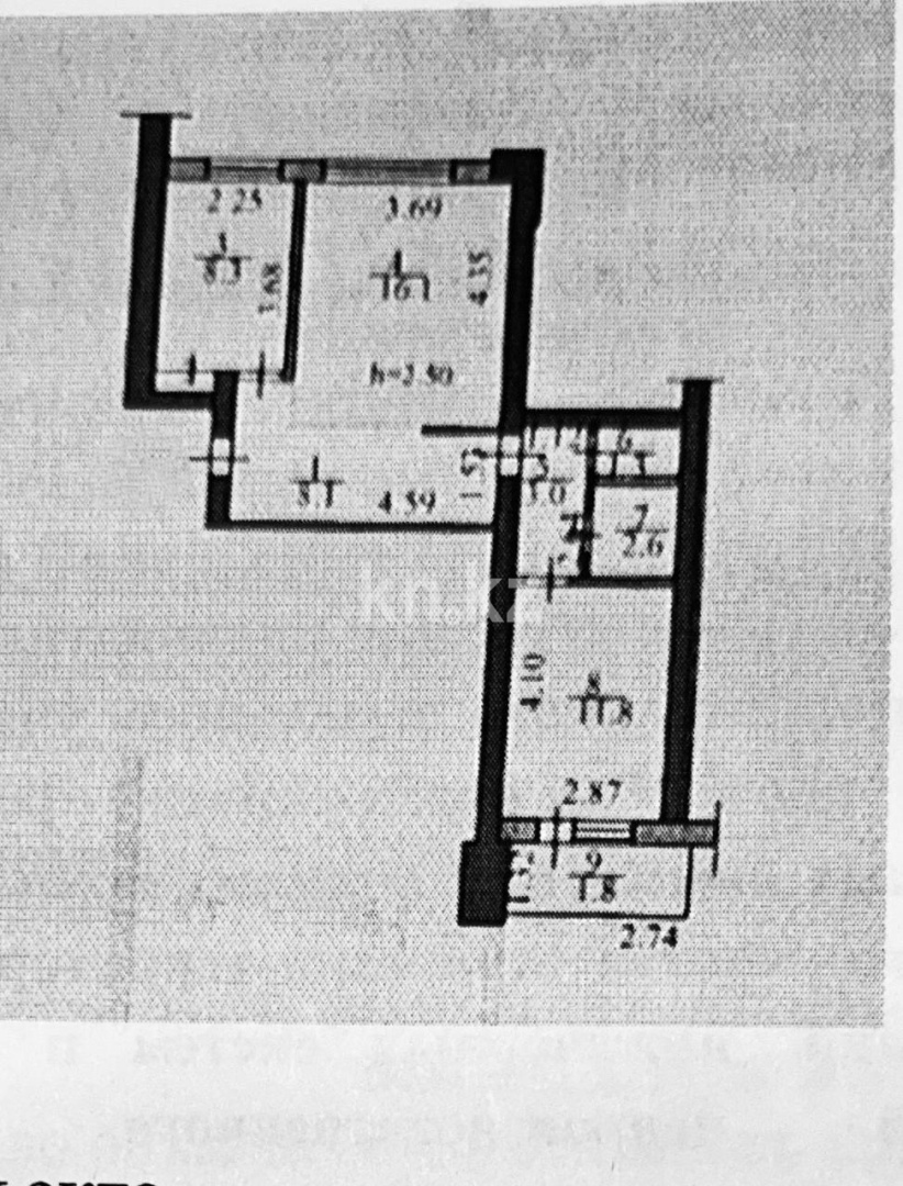 Продажа 2-комнатной квартиры, 53.2 м² в Усть-Каменогорске - фото 14