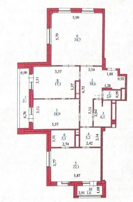 Продажа 3-комнатной квартиры, 134 м² в Астане - фото 6