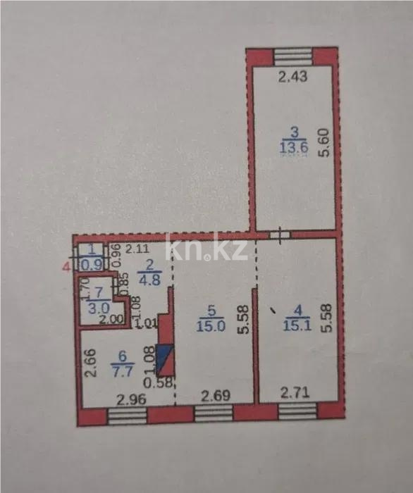 Продажа 3-комнатной квартиры, 60 м² в Караганде